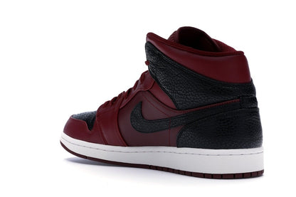 Jordan 1 Retro Mid Team Red Black