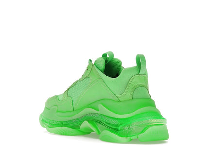 Balenciaga Triple S Soft Neon Green Clear Sole (Women's)