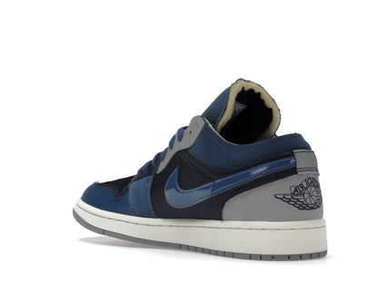 Jordan 1 Low SE Craft Obsidian French Blue Ashen Slate White
