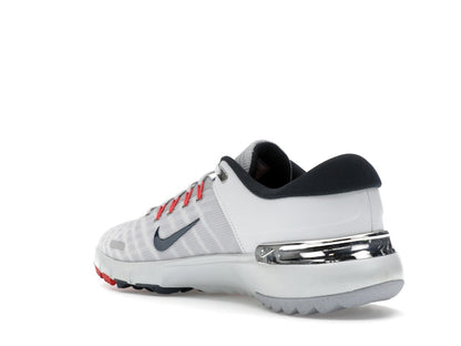 Nike Free Golf Pure Platinum Light Crimson Wolf Grey Armory Navy