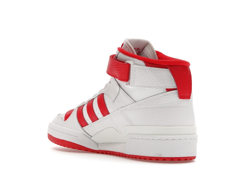 adidas Forum Mid Cloud White Vivid Red