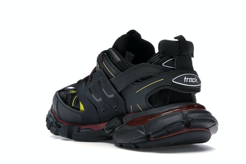 Balenciaga Track Trainers Black Bordeaux