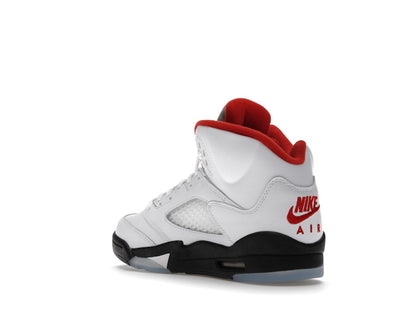 Jordan 5 Retro Fire Red Silver Tongue (2020) (GS)