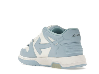 OFF-WHITE OOO Low Out Of Office Calf Leather White Light Blue