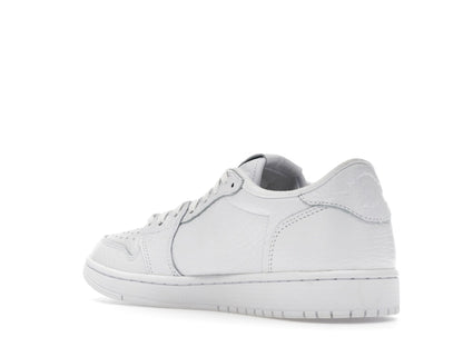 Jordan 1 Retro Low Swooshless Triple White (2025)