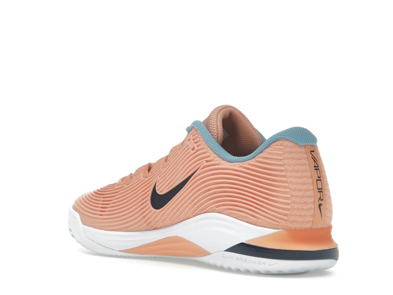 Nike Court Vapor 12 Clay Apricot Agate White Denim Turquoise Obsidian