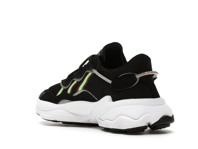 adidas Ozweego Core Black Solar Green (GS)