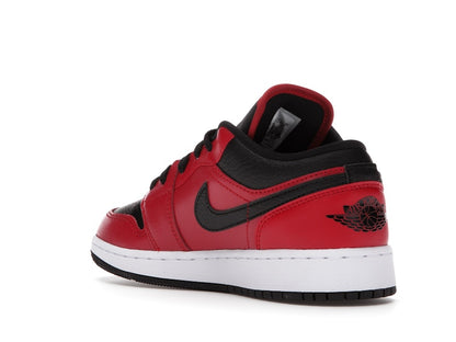 Jordan 1 Low Gym Red Black Pebbled (GS)