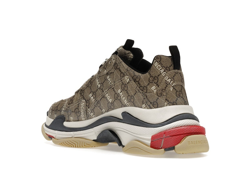 Gucci x Balenciaga The Hacker Project Triple S Beige