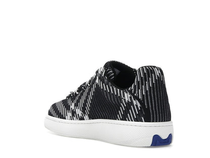 Burberry Check Knit Box Sneaker Black White (Women's)