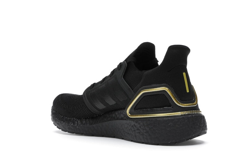 adidas Ultra Boost 20 Core Black Gold Metallic