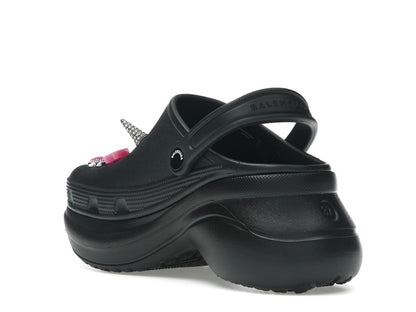 Balenciaga x Crocs Mule Black Multicolor Jibbitz (Women's)