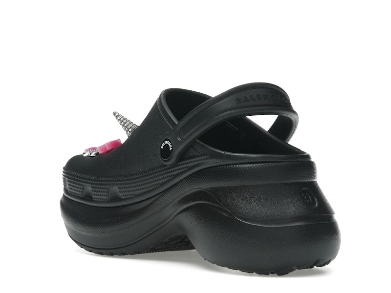 Balenciaga x Crocs Mule Black Multicolor Jibbitz (Women's)