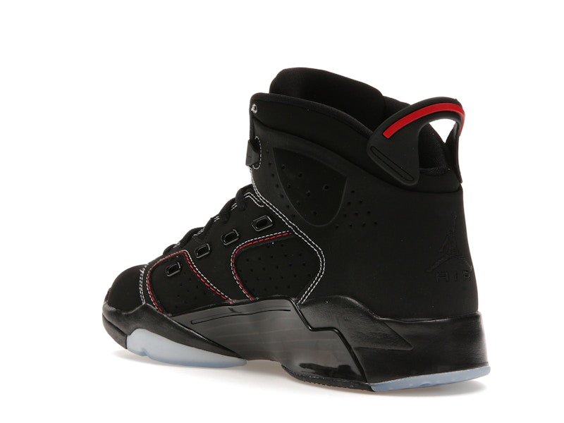Jordan 6-17-23 Black White Red Contrast Stitching