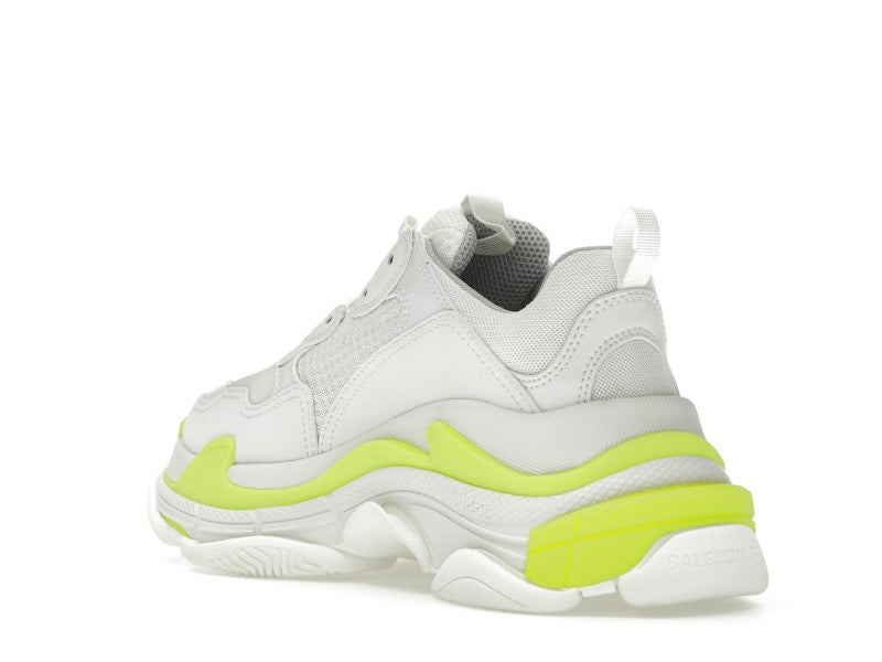 Balenciaga Triple S White Fluo Yellow (Women's)