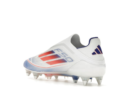 adidas F50 Elite Laceless SG Cloud White Solar Red Lucid Blue