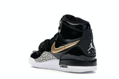 Jordan Legacy 312 Black Gold Patent (GS)