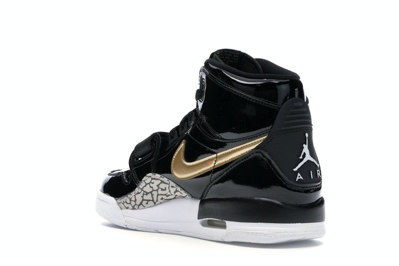 Jordan Legacy 312 Black Gold Patent (GS)
