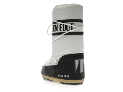 Moon Boot Icon Nylon Boot Black White
