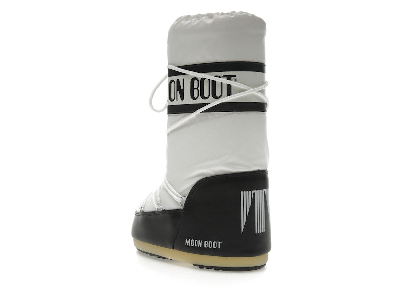 Moon Boot Icon Nylon Boot Black White