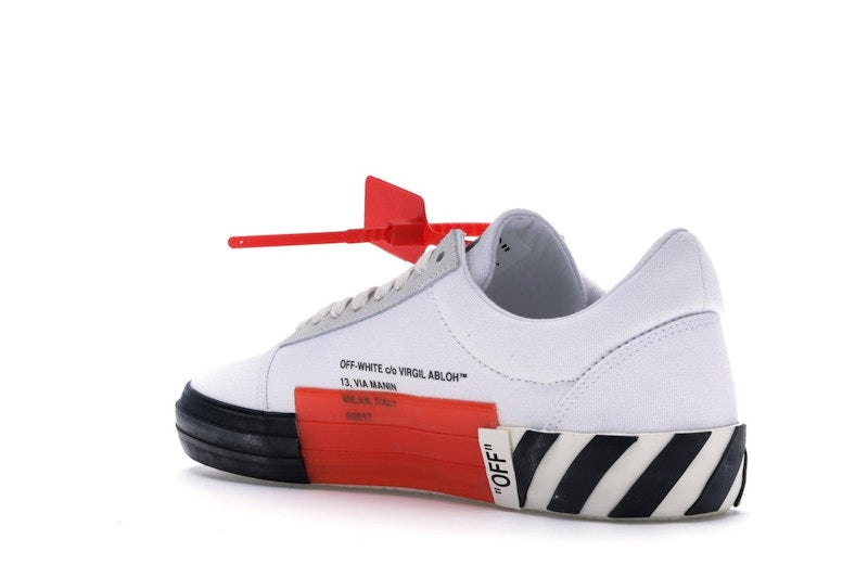 OFF-WHITE Vulc Low White (Updated Stripes)