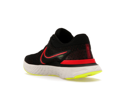 Nike React Infinity Run Flyknit 3 Black Siren Red Volt