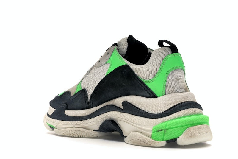Balenciaga Triple S Mr. Porter Neon Green 2018
