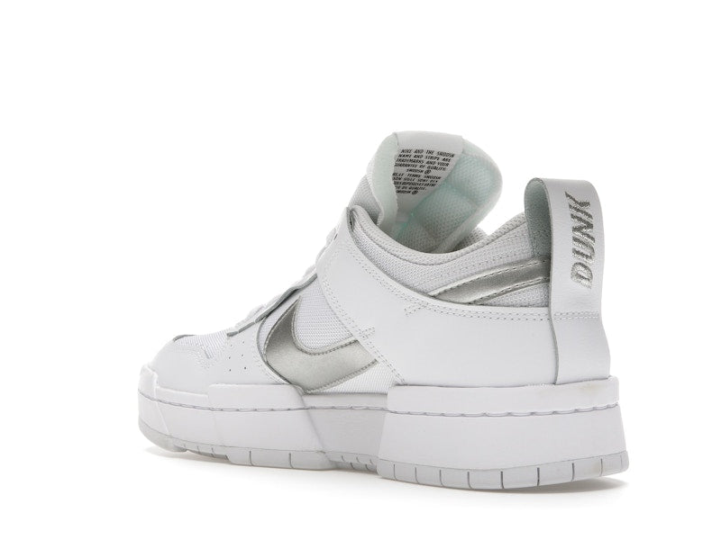 Nike Dunk Low Disrupt White Silver (Women's)