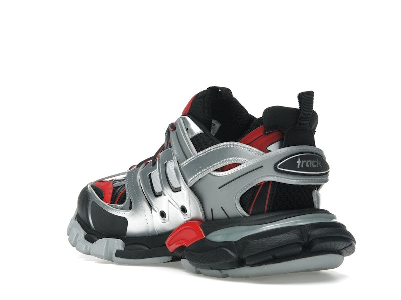 Balenciaga Track Black Red White Silver