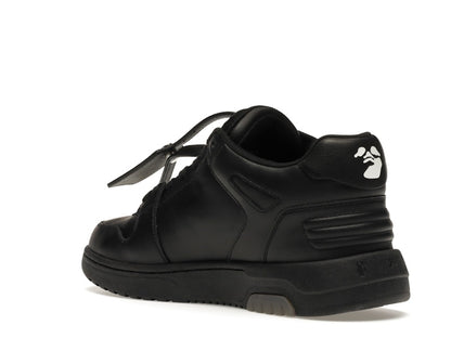 OFF-WHITE OOO Low Tops "For Walking" Black White