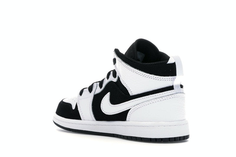 Jordan 1 Mid White Black (PS)