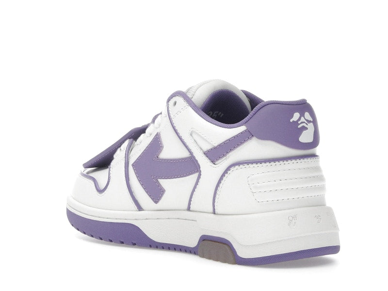 OFF-WHITE Out Of Office OOO Low Tops Outlined White Lilac Purple (Women's)