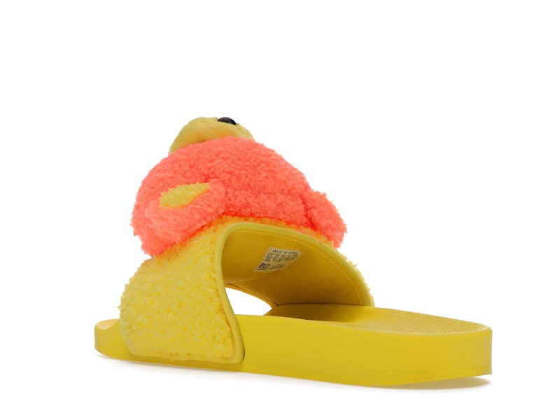 adidas JS Adilette Jeremy Scott Teddy Yellow