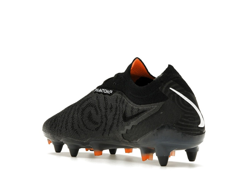 Nike Gripknit Phantom GX Elite SG-Pro Anti-Clog Traction Black Dark Smoke Grey Total Orange