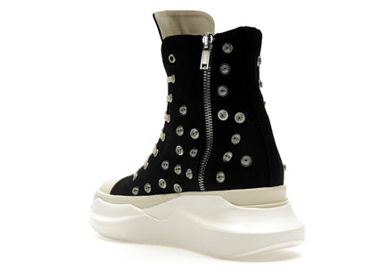Rick Owens DRKSHDW Abstract Sneaks Studded Eyelets Black Milk