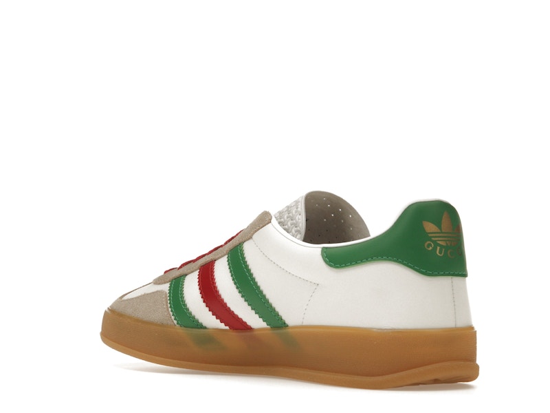 adidas x Gucci Gazelle White Green Red
