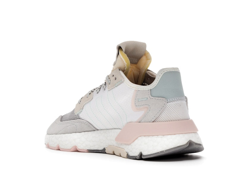 adidas Nite Jogger White Mint Pink (Women's)