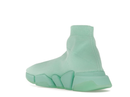 Balenciaga Speed 2.0 Recycled Transparent Sole Green (Women's)