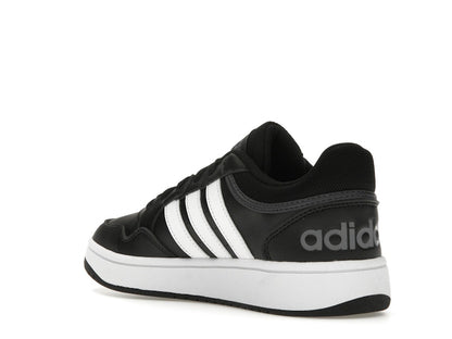 adidas Hoops 3.0 Low Black White Stripes