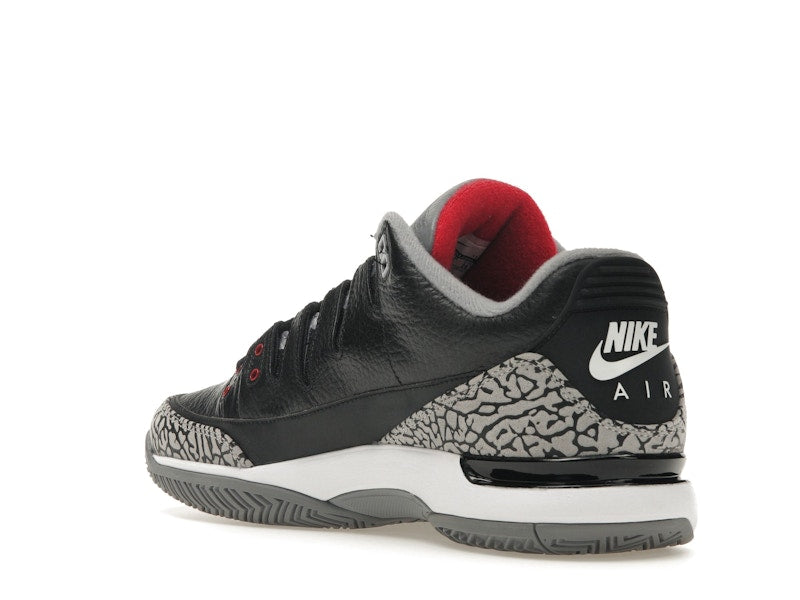 Nike Zoom Vapor AJ3 Black Cement