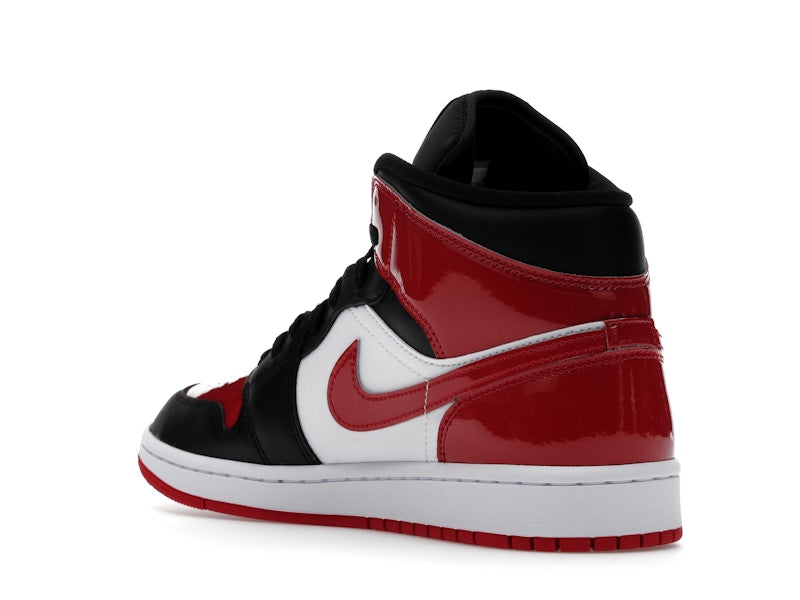 Jordan 1 Mid SE Patent Bred Toe
