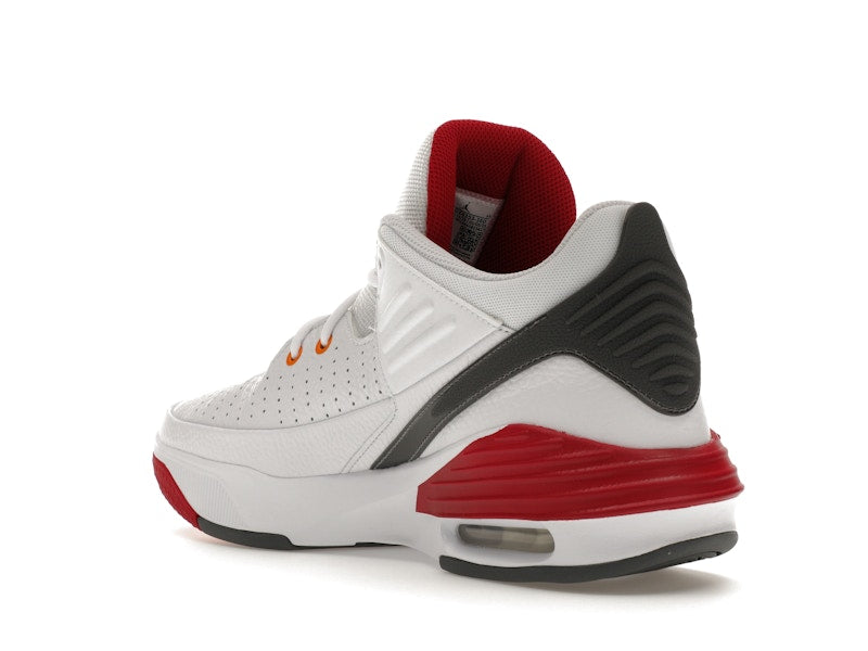 Jordan Max Aura 5 White Cardinal Red