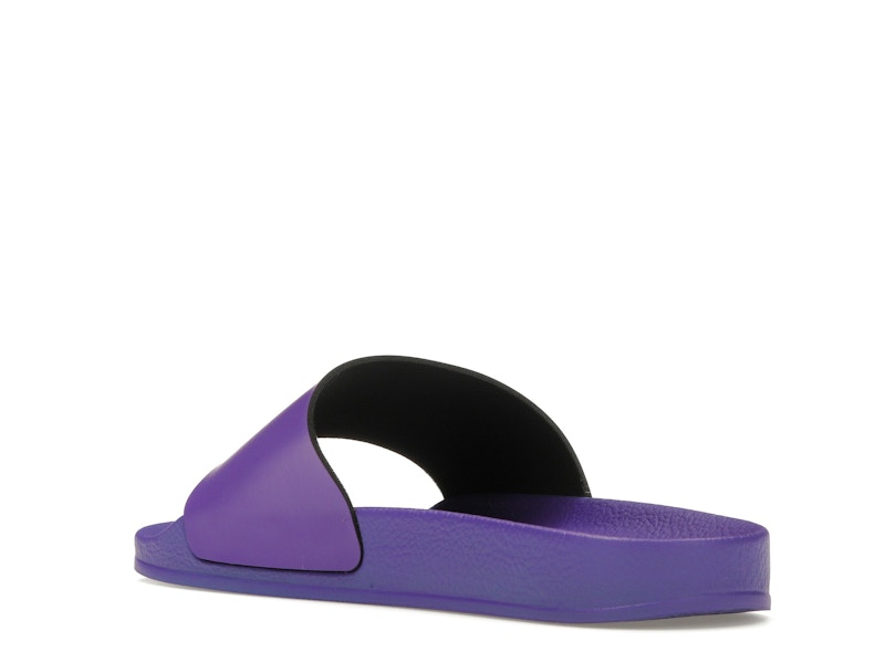 OFF-WHITE Off Stamp Slide Dark Violet Black (Women's)