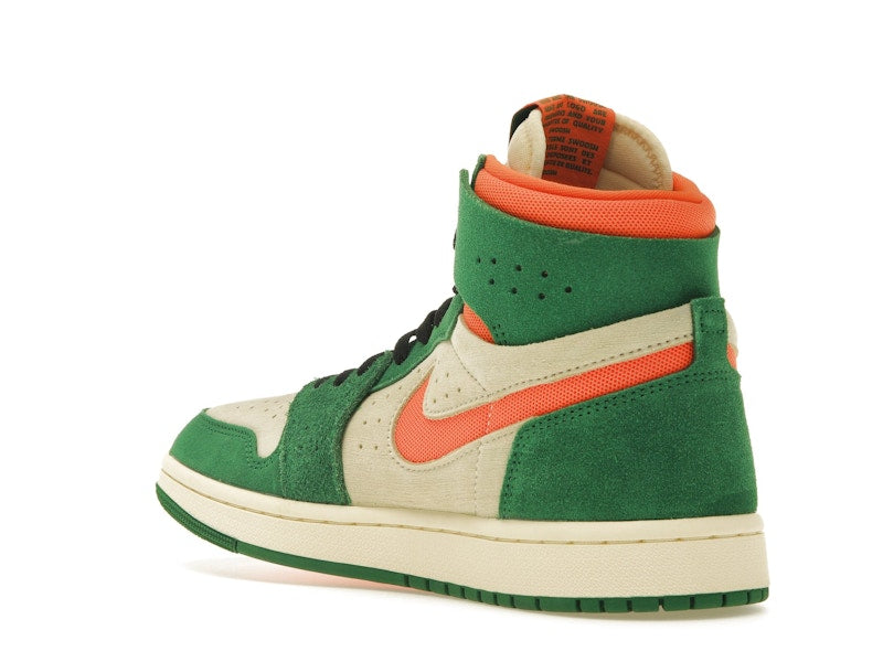 Jordan 1 High Zoom Air CMFT 2 Pine Green Orange Blaze (Women's)