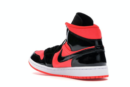 Jordan 1 Mid Hot Punch Black (Women's)
