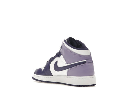 Jordan 1 Mid White Sky J Purple (GS)