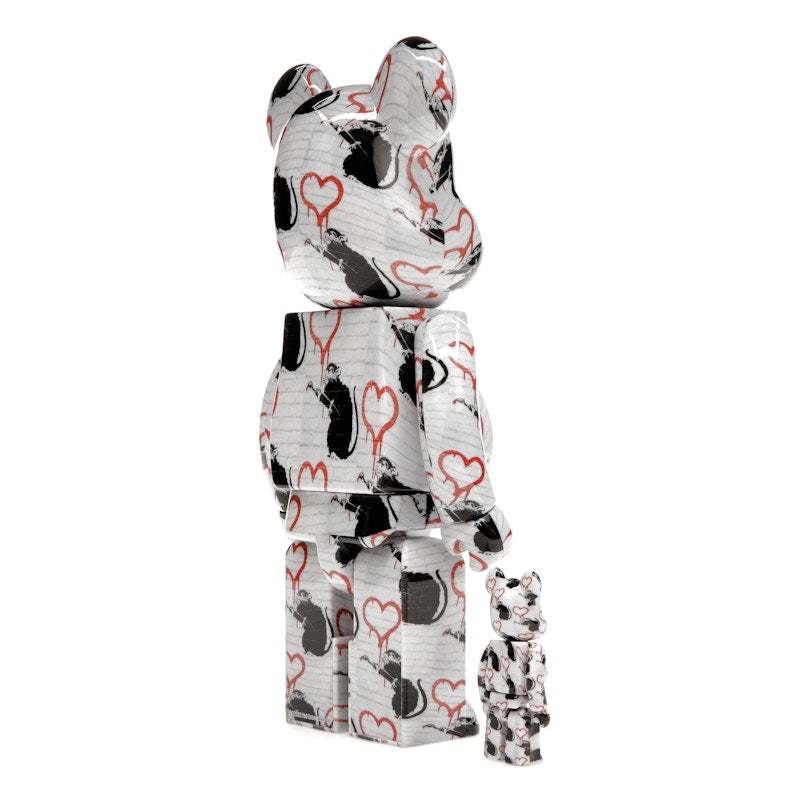 Bearbrick Love Rat 100% & 400% Set