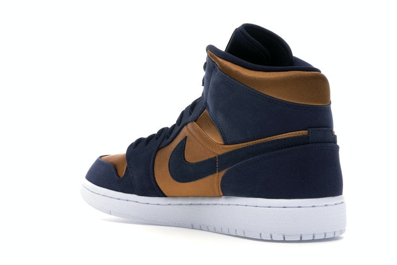 Jordan 1 Mid Obsidian Desert Ochre