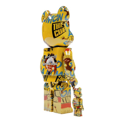 Bearbrick Andy Warhol x Jean-Michel Basquiat #3 100% & 400% Set