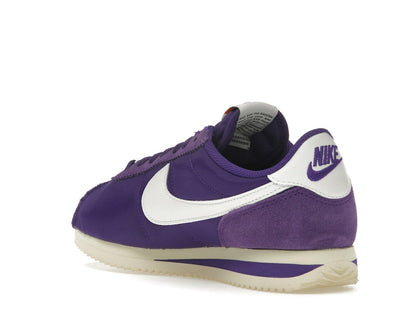 Nike Cortez Textile Field Purple Alabaster Safety Orange Summit White (Women's)